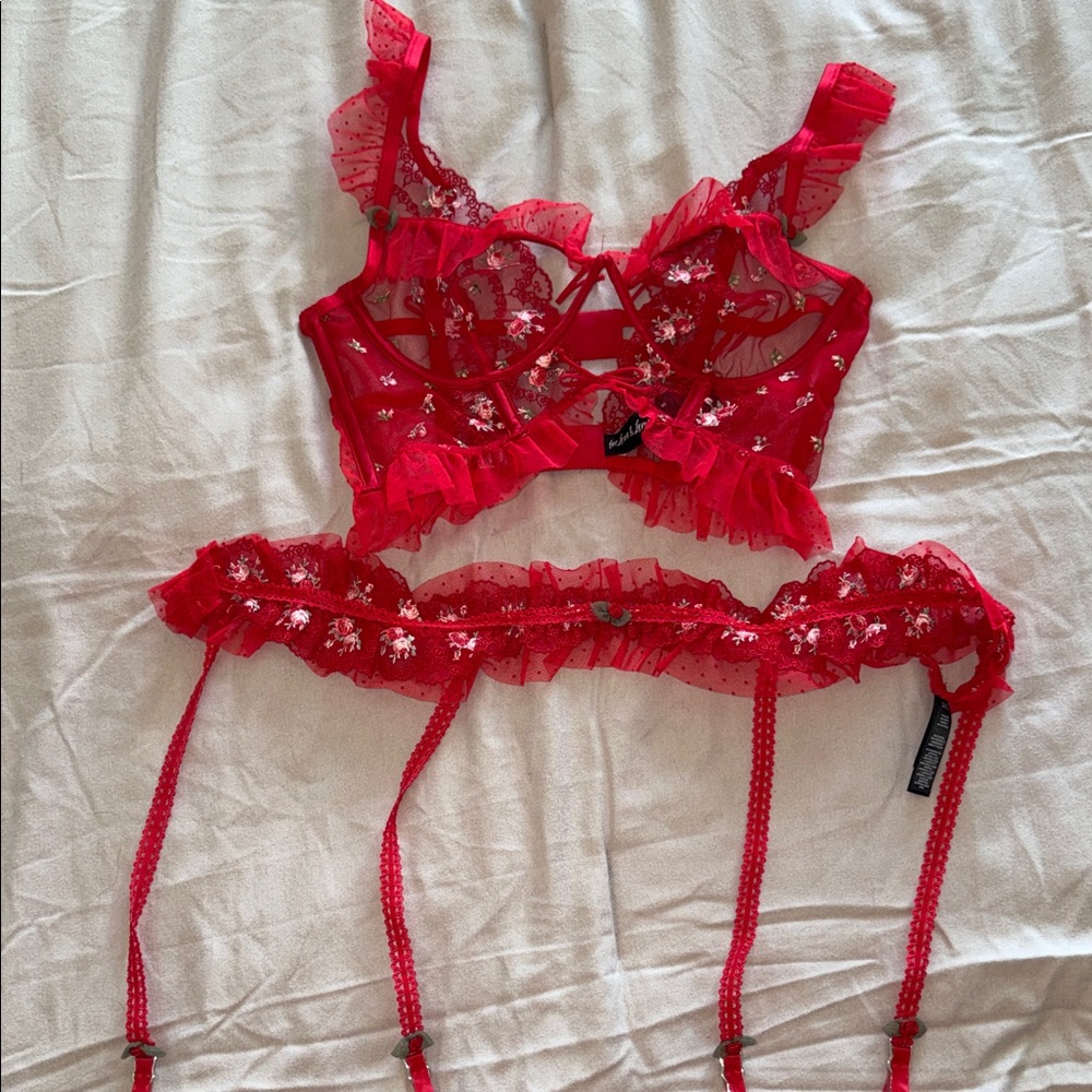 For Love & Lemons lingerie garter belt only